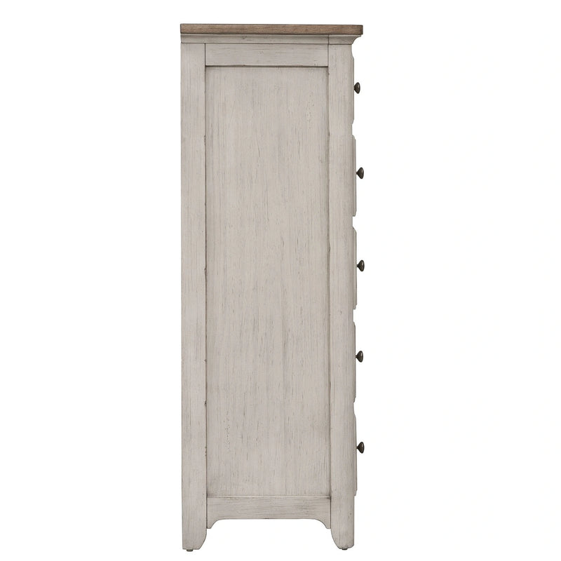 Farmhouse Reimagined Drawer Chest in Antique White image