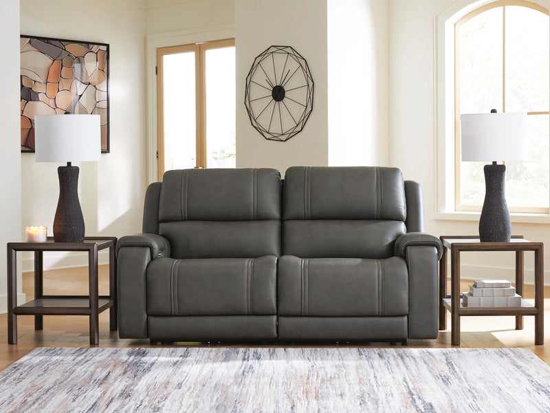 5Z-Harrenhurst Power Reclining Sectional Loveseat