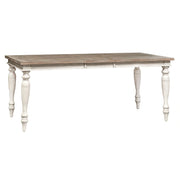 Whitney Rectangular Leg Table in Weathered Gray image
