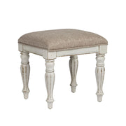 Magnolia Manor Vanity Stool in Antique White image