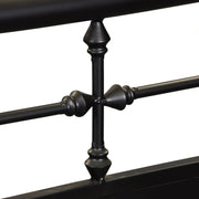Vintage Series Metal Bed in Black image