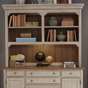 Farmhouse Reimagined Credenza Hutch in Antique White image