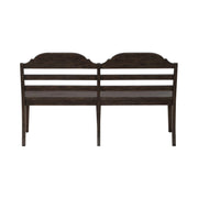 Paradise Valley Ladder Back Bench in Saddle Brown image