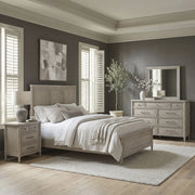 Rochelle Park Panel Bed, Dresser & Mirror, Night Stand image