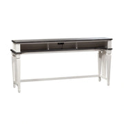 Allyson Park Console Bar Table in Wirebrushed White image
