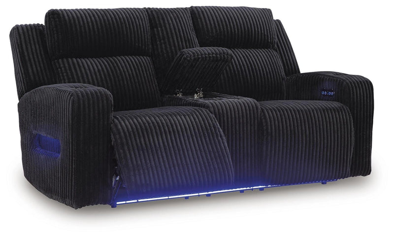 TwinBrooke Power Reclining Loveseat with Console