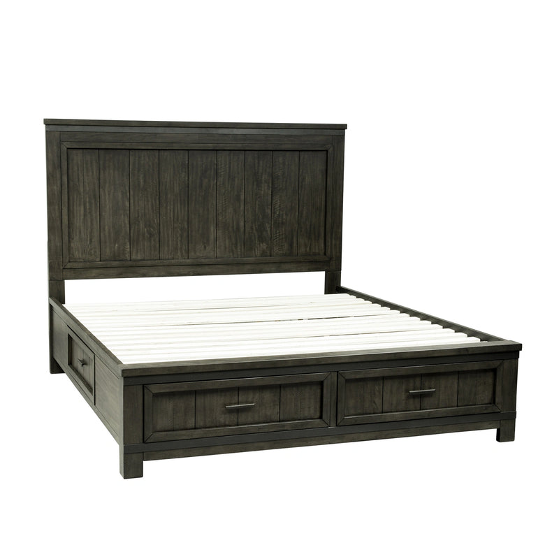 Thornwood Hills Two Sided Storage Bed, Dresser & Mirror, Night Stand image