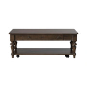 Arden Road Rectangular Cocktail Table in Satin Cherry image
