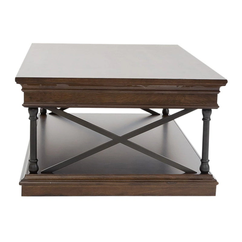 Tribeca Rectangular Cocktail Table in Cordovian Brown image
