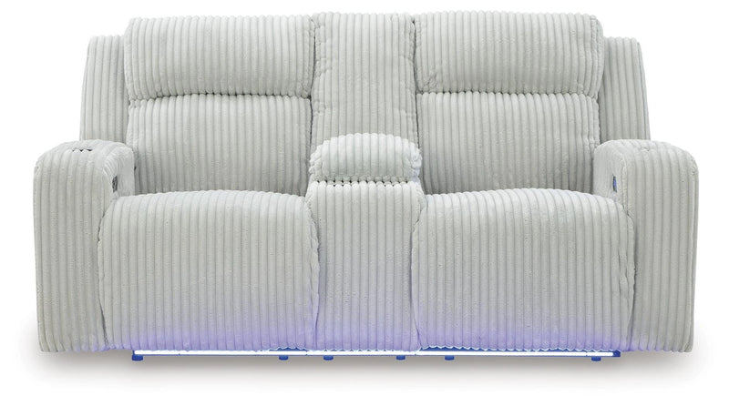 TwinBrooke Power Reclining Loveseat with Console