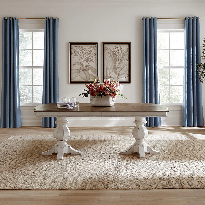 Magnolia Manor Pedestal Table Set image