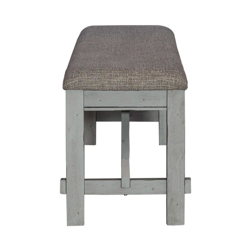 Newport Dining Bench in Smokey Grey image