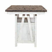 Farmhouse Gathering Table in White/Oak image