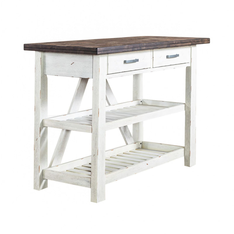 Farmhouse Server in White/Oak image