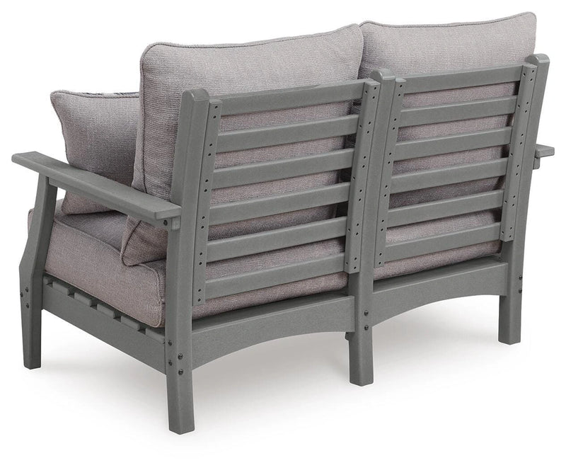 Lone View Bay Outdoor Loveseat with Cushion