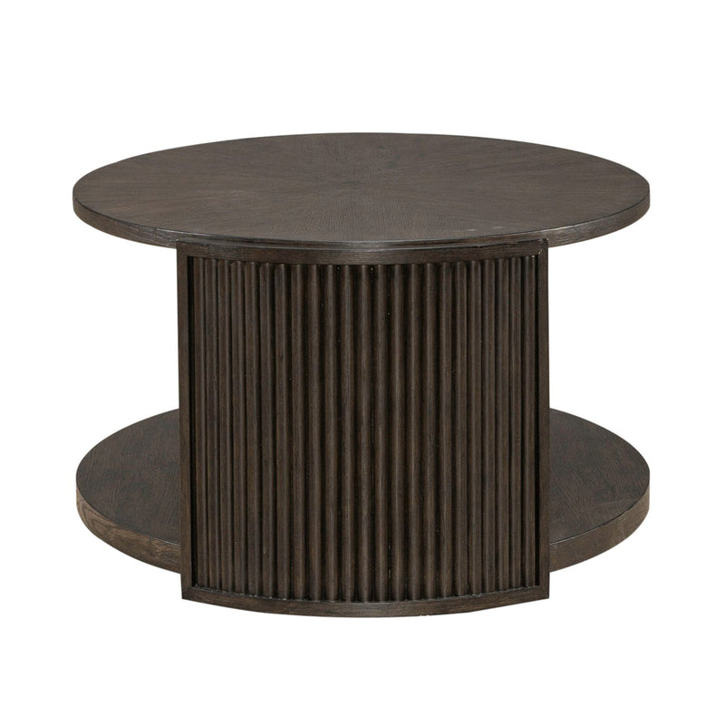City View Oval Cocktail Table in Coffee Bean image