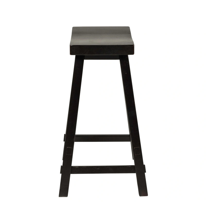 Creations 24 Inch Sawhorse Counter Stool - Black (RTA) image