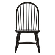 Treasures Bow Back Side Chair - Black image