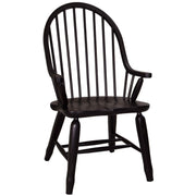 Treasures Bow Back Arm Chair - Black image