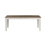 Summerville Rectangular Leg Table in White image