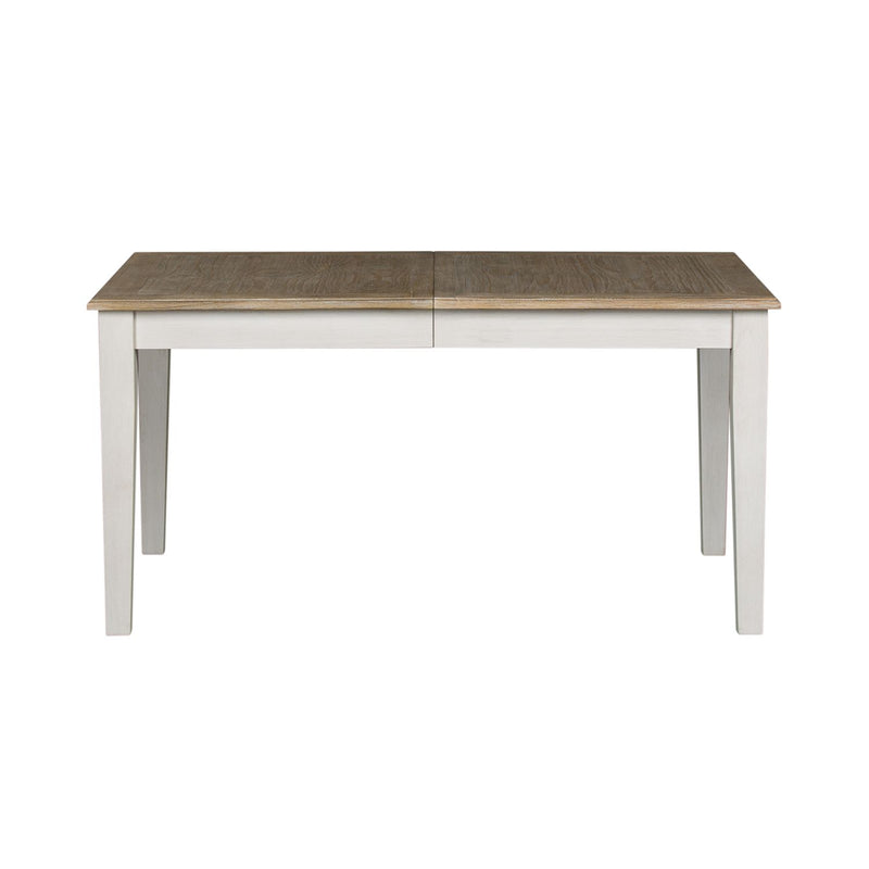 Summerville Rectangular Leg Table in White image