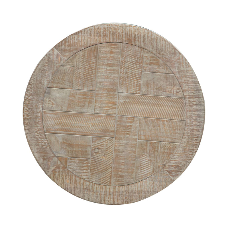 Parkland Falls End Table in Weathered Taupe image