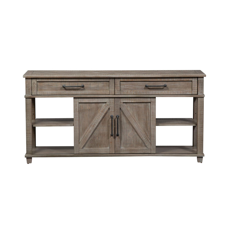 Parkland Falls Sofa Table in Weathered Taupe image