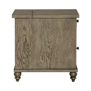 Americana Farmhouse Chair Side Table in Dusty Taupe image