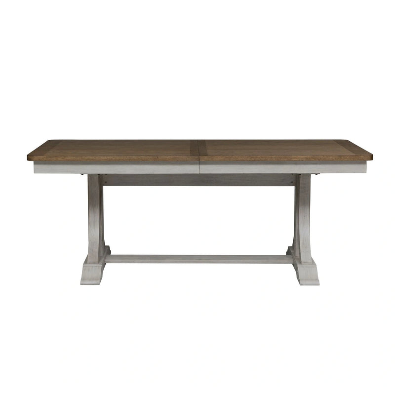 Farmhouse Reimagined Opt Trestle Table Set image