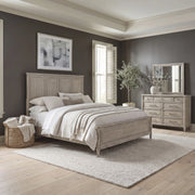 Rochelle Park Panel Bed, Dresser & Mirror image
