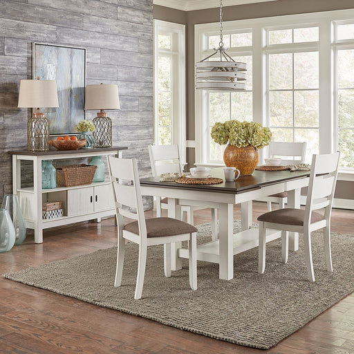 Brook Bay Optional 5 Piece Trestle Table Set image