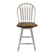 Carolina Crossing Windsor Swivel Counter Chair - White image