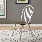 Carolina Crossing Pedestal Table Set- White image