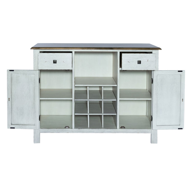 Carolina Crossing Server in White