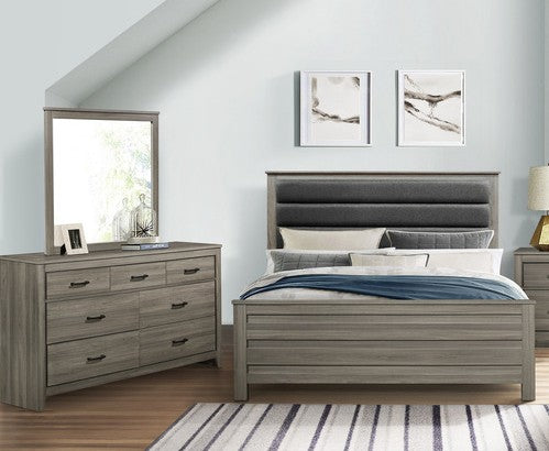 Waldorf Queen Bed, Dresser, Mirror