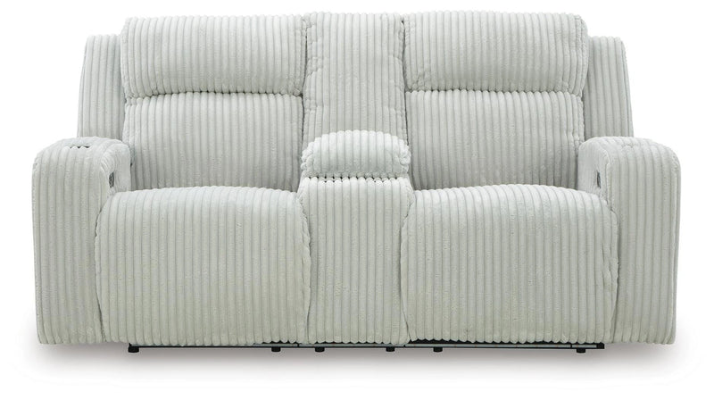 TwinBrooke Power Reclining Loveseat with Console
