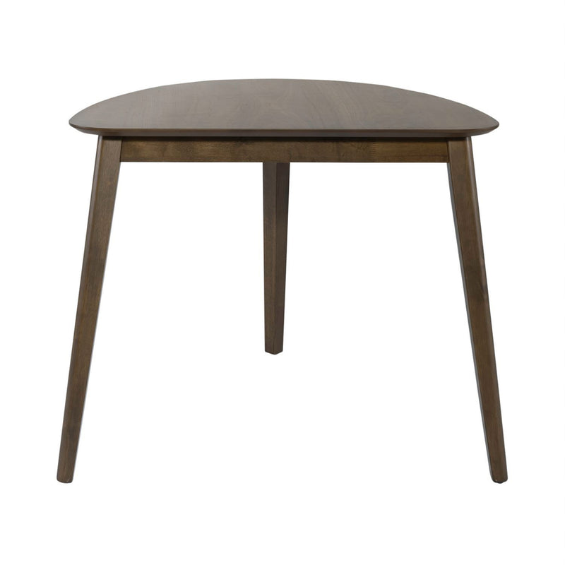 Space Saver Triangle Table in Satin Walnut