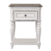 Magnolia Manor Leg Nightstand in Antique White image