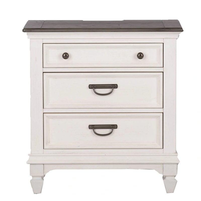 Allyson Park Panel Bed, Dresser & Mirror, Night Stand image