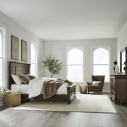 Rustic Traditions King Panel Bed, Dresser & Mirror image