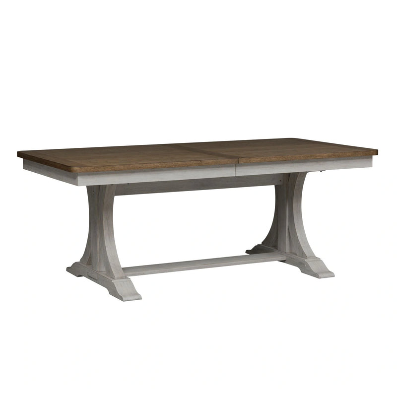 Farmhouse Reimagined Opt Trestle Table Set image