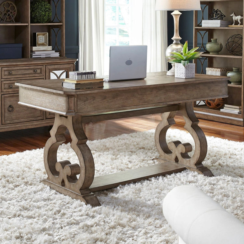 Simply Elegant Writing Desk in Heathered Taupe image