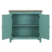 Kensington 2 Door Accent Cabinet in Turquoise image