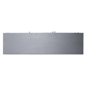Marisol 65 Inch 3 Door Accent TV Stand in Weathered Honey and Soft Wash Gray image
