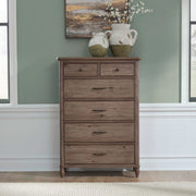 Hickory Grove 6 Drawer Chest image