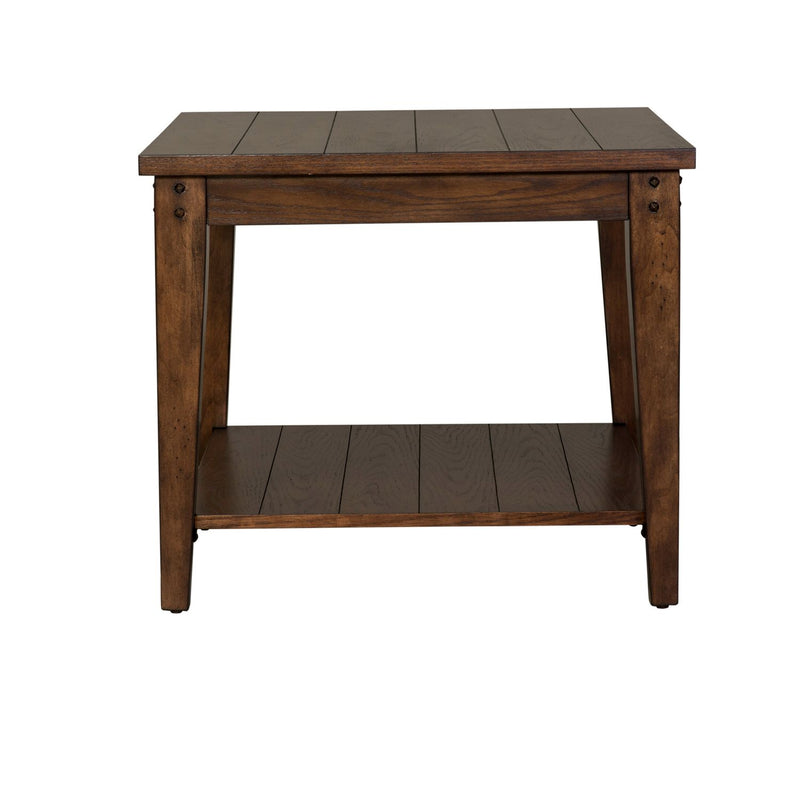 Lake House Square Lamp Table