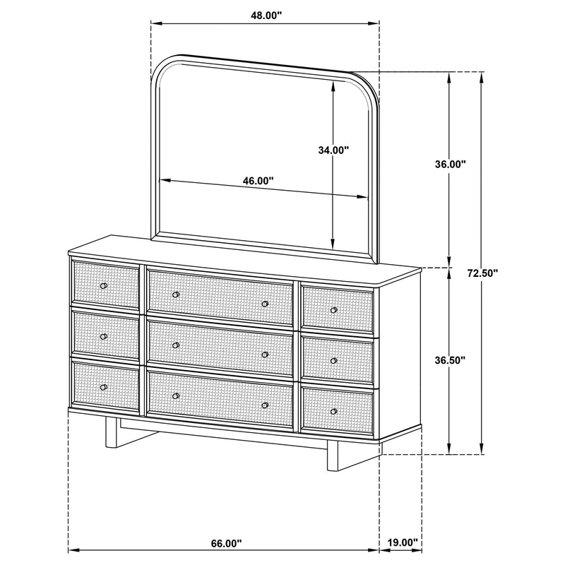 Kailani Dresser with Mirror