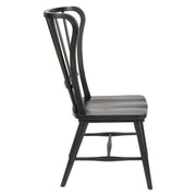 River Place Windsor Back Side Chair - Black (RTA) image