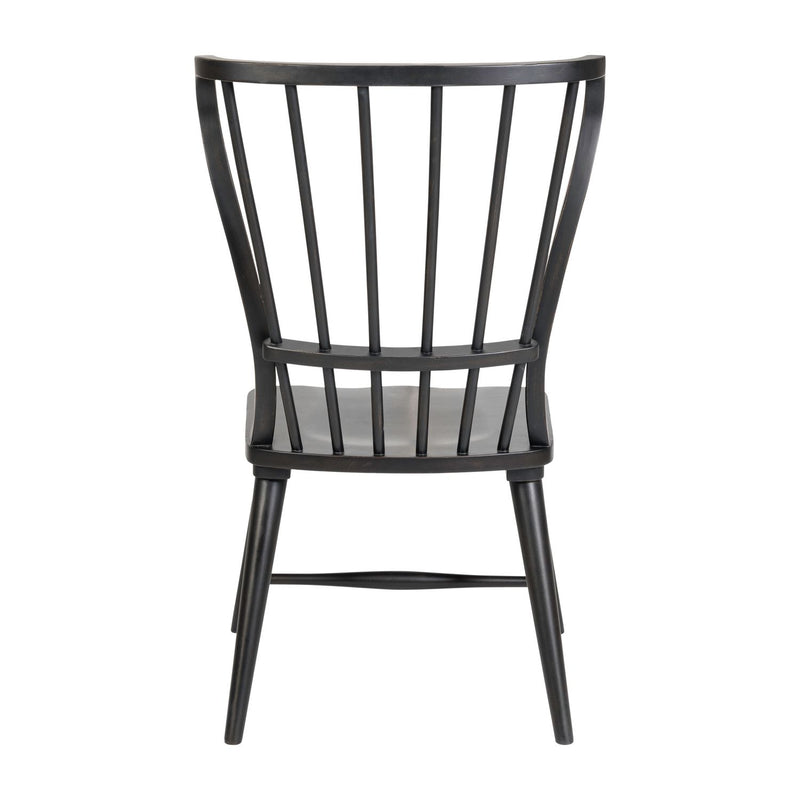 River Place Windsor Back Side Chair - Black (RTA) image