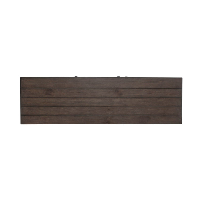 River Place Accent Server in Riverstone White & Tobacco image
